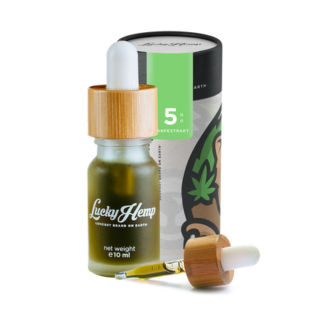 5% CBD Oil 500mg Full Spectrum Oils Lucky Hemp