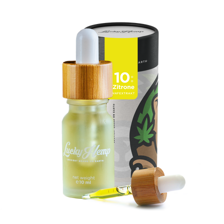 Lemon CBD Oil 10% Oils Lucky Hemp