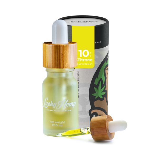 Lemon CBD Oil 10% Oils Lucky Hemp