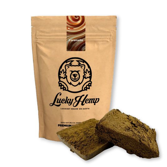 Caramello Hash Ökopack Flowers Lucky Hemp