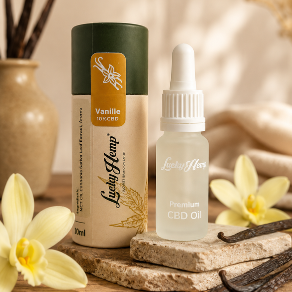 Vanille CBD-olie 10%