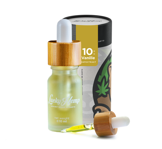 Vanille CBD-olie 10% – Lucky Hemp